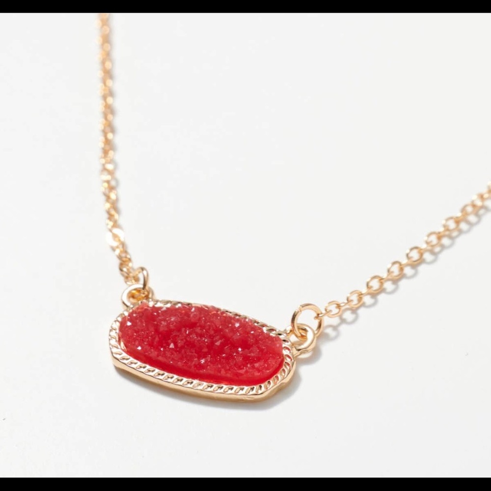 Druzy stone necklace 
16”
Lead compliant Nickle free